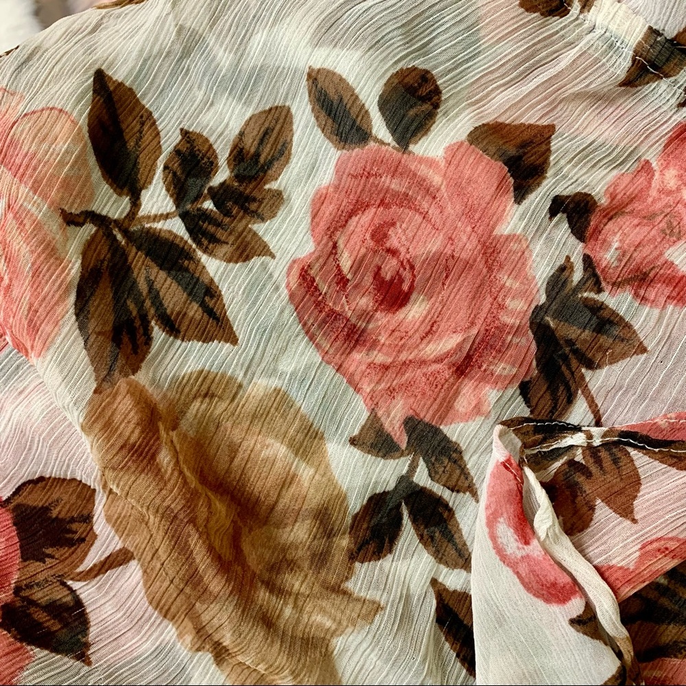 Charter Club Roses Ruffle Blouse - Picture 5 of 10